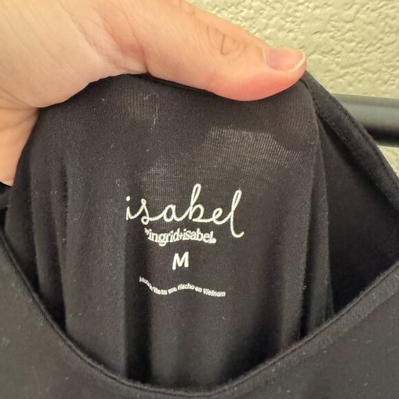 Isabel Maternity Black Jumpsuit Size Medium - Picture 4 of 5